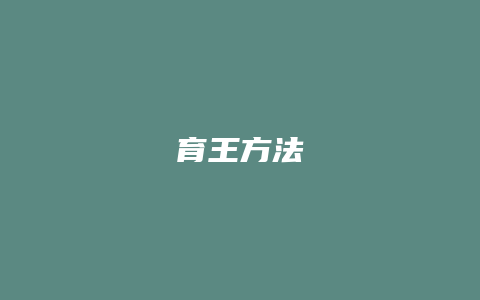 育王方法